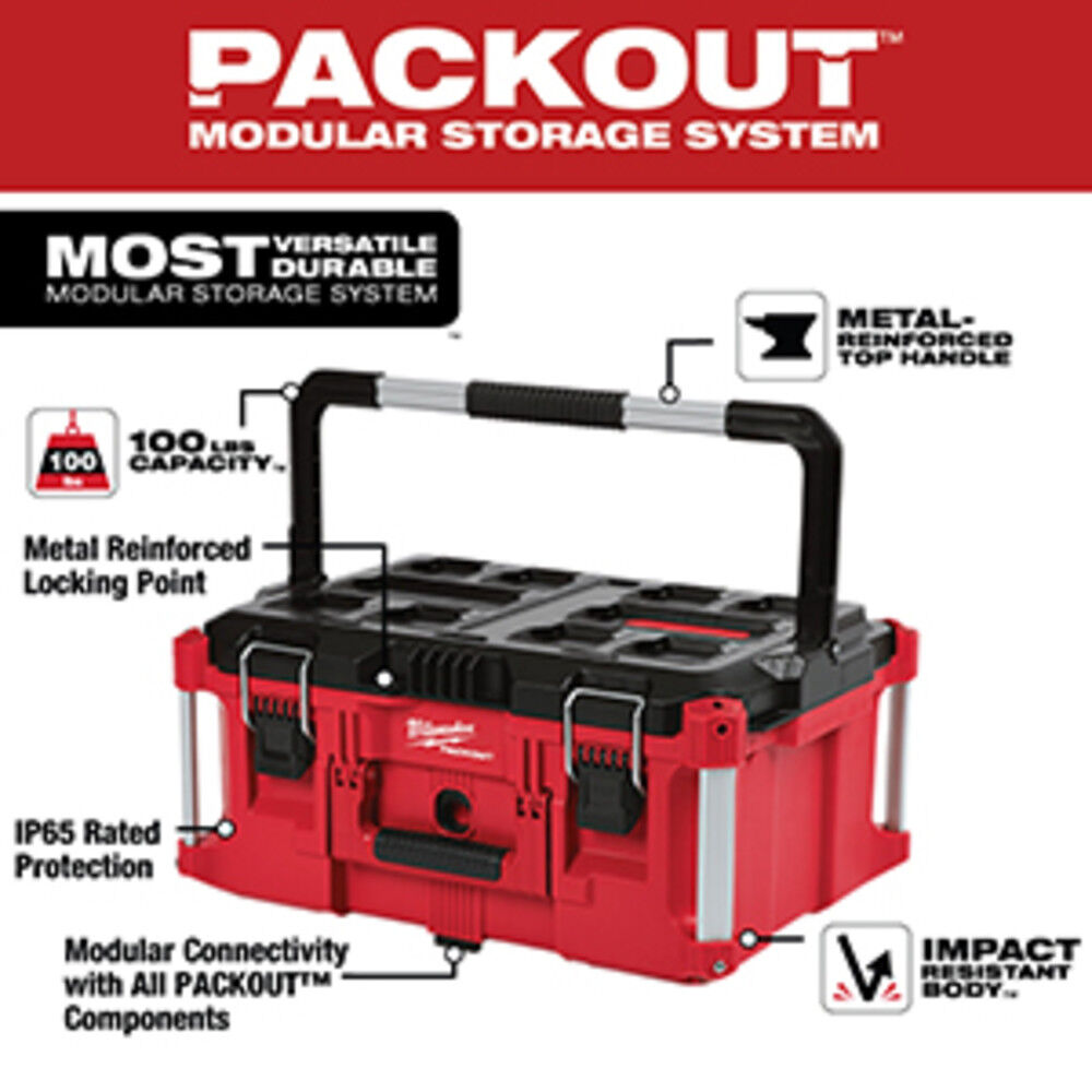 Milwaukee packout 3pc best sale tool box kit
