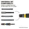 Klein Tools Fastbit Tru-Grip Screwdriver, Phillips, Slotted Bits, small image number 3