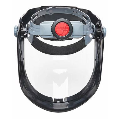 Jackson Safety Lightweight MAXVIEW Premium Face Shield with Ratcheting Headgear Clear Tint Uncoated Black, large image number 11