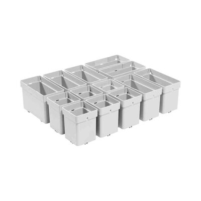 50x50/50x100x68-Set 50 x 50/100 x 68 mm Plastic Containers Set