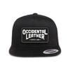 Occidental Leather Oxy Flatbill Trucker Hat Black with Black Patch OSFM, small image number 2