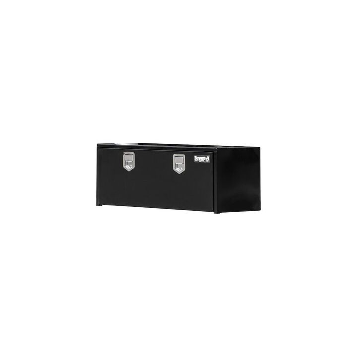Buyers Products Company 18x18x48 Inch Black Steel Underbody Truck Box With Paddle Latch, large image number 4