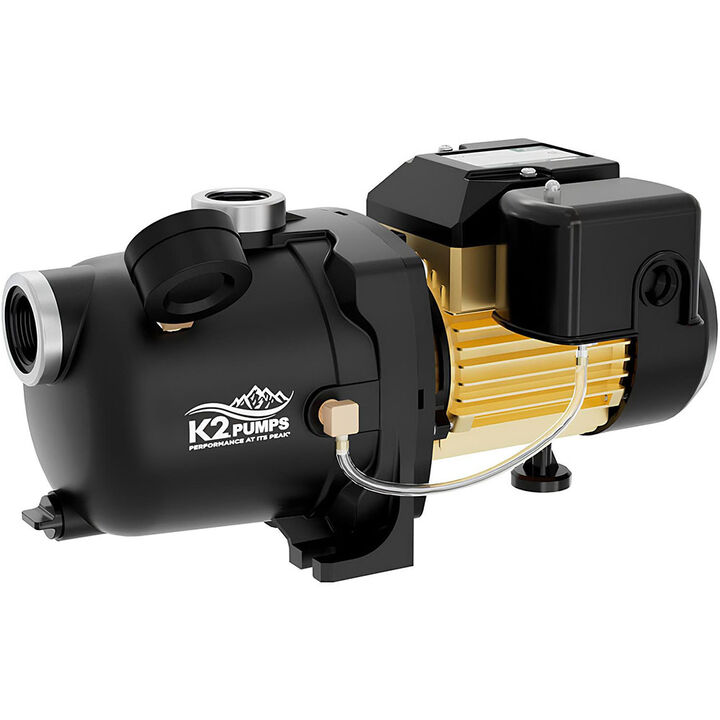 K2 Pumps Shallow Well Jet Pump 3/4 HP Lead Free Thermoplastic 115/230V