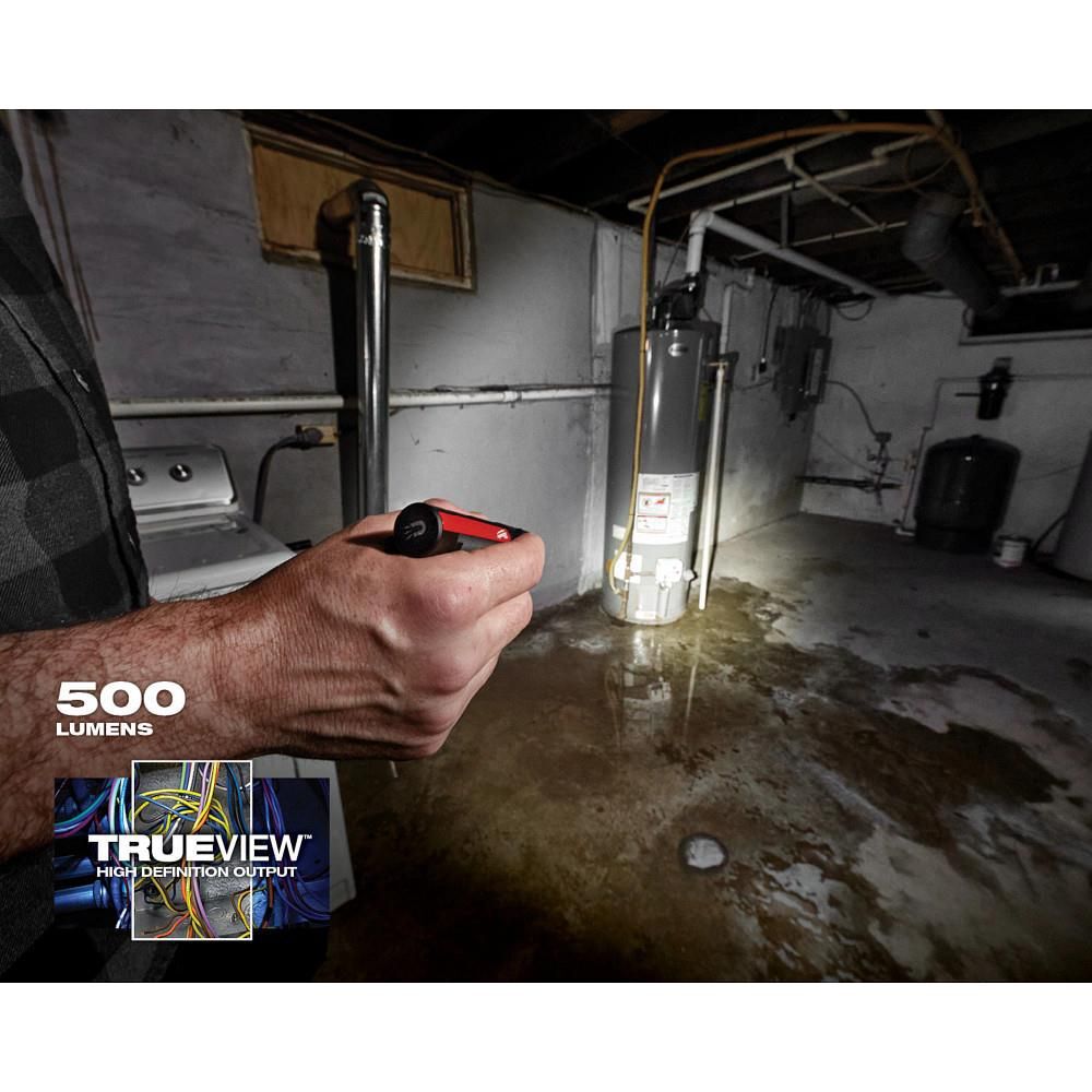 Milwaukee Everyday Carry Flashlight with Magnet Rechargeable 500L, large image number 5