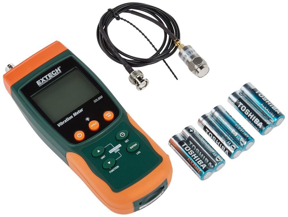 Extech SDL800 Digital Vibration Meter Datalogger, large image number 4