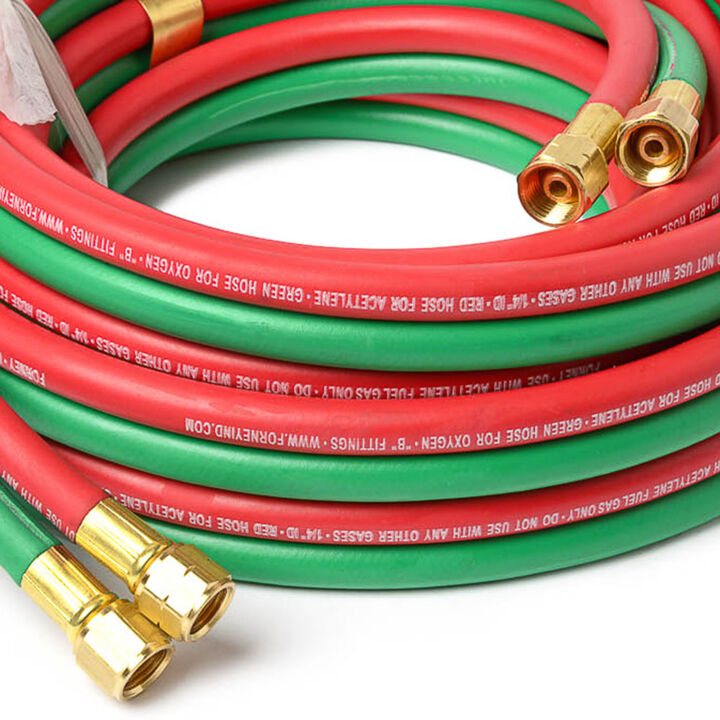 Forney Industries R-Grade Oxy-Acetylene Hose 1/4in x 25 ft., large image number 1