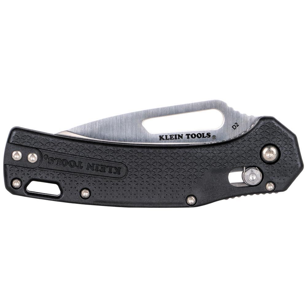 Klein Tools KTO Drop Point Blade Knife, Black, large image number 7