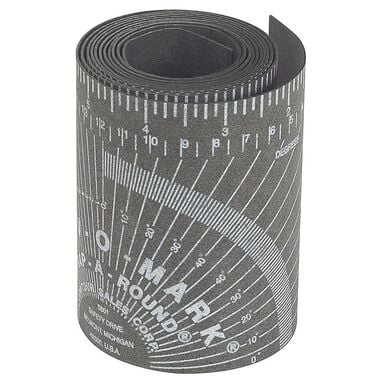 Jackson Safety Flexible Wrap-A-Round Pipe Marking Tool 3 In. to 6 In. Pipe Diameter Black Medium