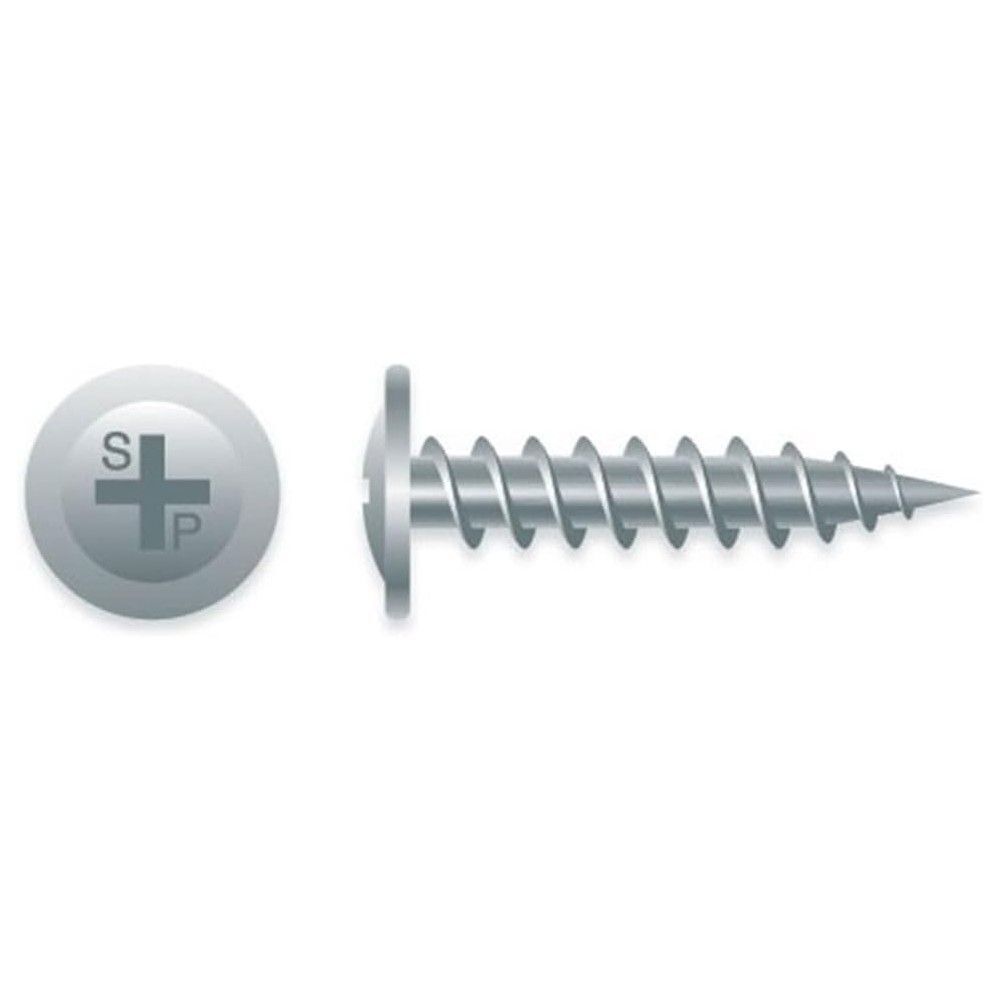Intercorp #8 x 1-5/8 Inch Phillips Modified Truss Head Screw, 4,000 Pieces, Box, large image number 1
