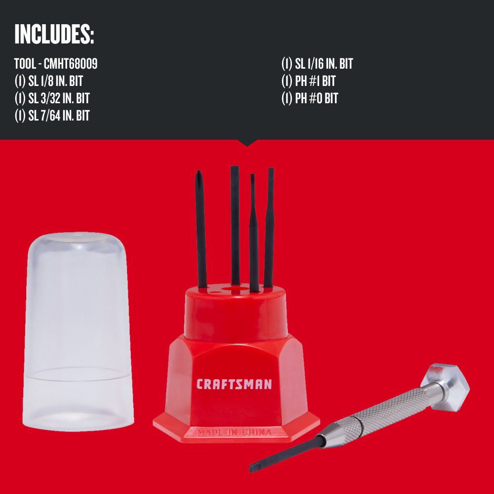 CRAFTSMAN Multi-Bits Jewelers Set, 5 Piece, large image number 2