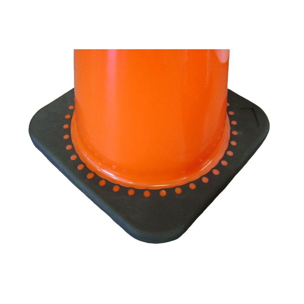 Vizcon Fluorescent Orange 28in TrafFix PVC Cone with No Collar, large image number 3