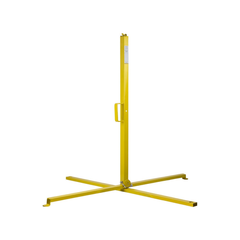 Guardian Fall Protection 39 Inch Powder-Coated Steel Warning Line Single Stanchion, large image number 2
