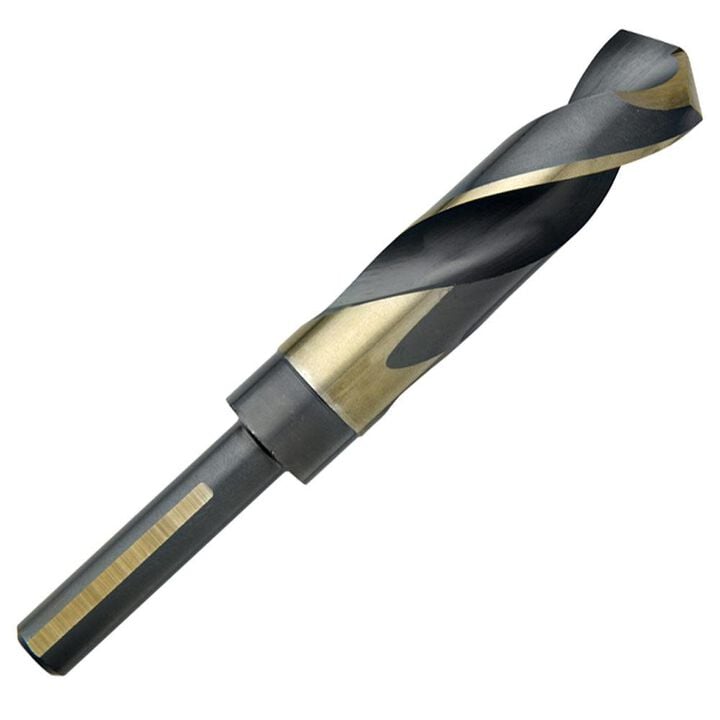 Champion Cutting Tool 21/32in Black Gold Silver & Deming 1/2in Shank Drill, large image number 0