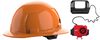 Milwaukee BOLT Orange Full Brim Hard Hat with 4pt Ratcheting Suspension Type 1 Class E & USB Cooling Fan Bundle, small image number 1