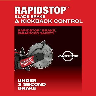 Milwaukee MX FUEL 14 in Cut-Off Saw with RAPIDSTOP Brake (Bare Tool), large image number 4