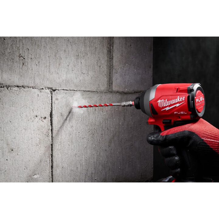 Milwaukee 5/32inch x 6inch SHOCKWAVE Carbide Hammer Drill Bit for Concrete Screws, large image number 7