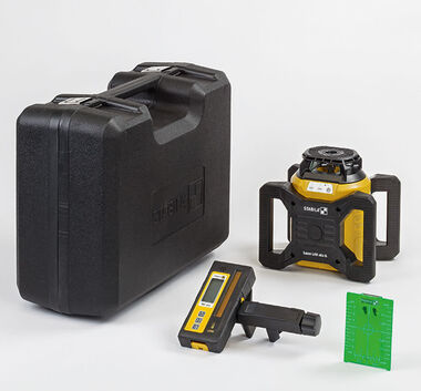 Stabila LAR 160 G Green Rotation Self-Leveling Laser Set with Tripod & Grade Rod