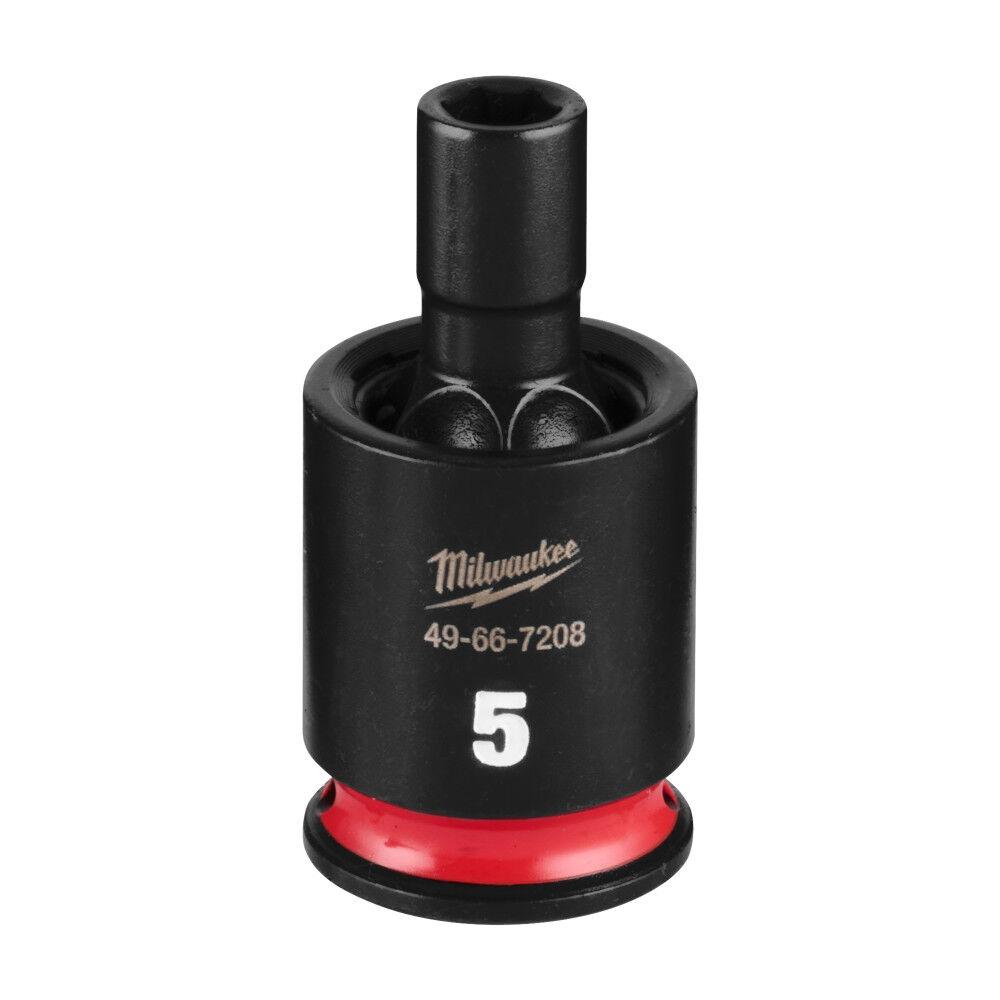 Milwaukee SHOCKWAVE Impact Duty 1/4 Inch Drive 5MM Standard Swivel Socket - 49-66-7208