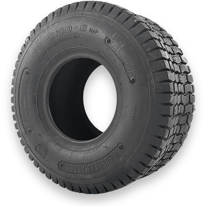 Rubbermaster 15x600-6 4P Turf Tire - Tire Only, large image number 1