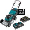 Makita 18V X2 (36V) LXT Lithium-Ion Brushless Cordless 21in Self-Propelled Commercial Lawn Mower Kit with 4 Batteries (5.0Ah), small