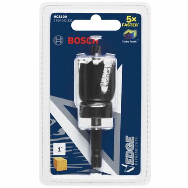 Bosch 1 Inch Edge Wood Hole Saw with Arbor, large image number 3