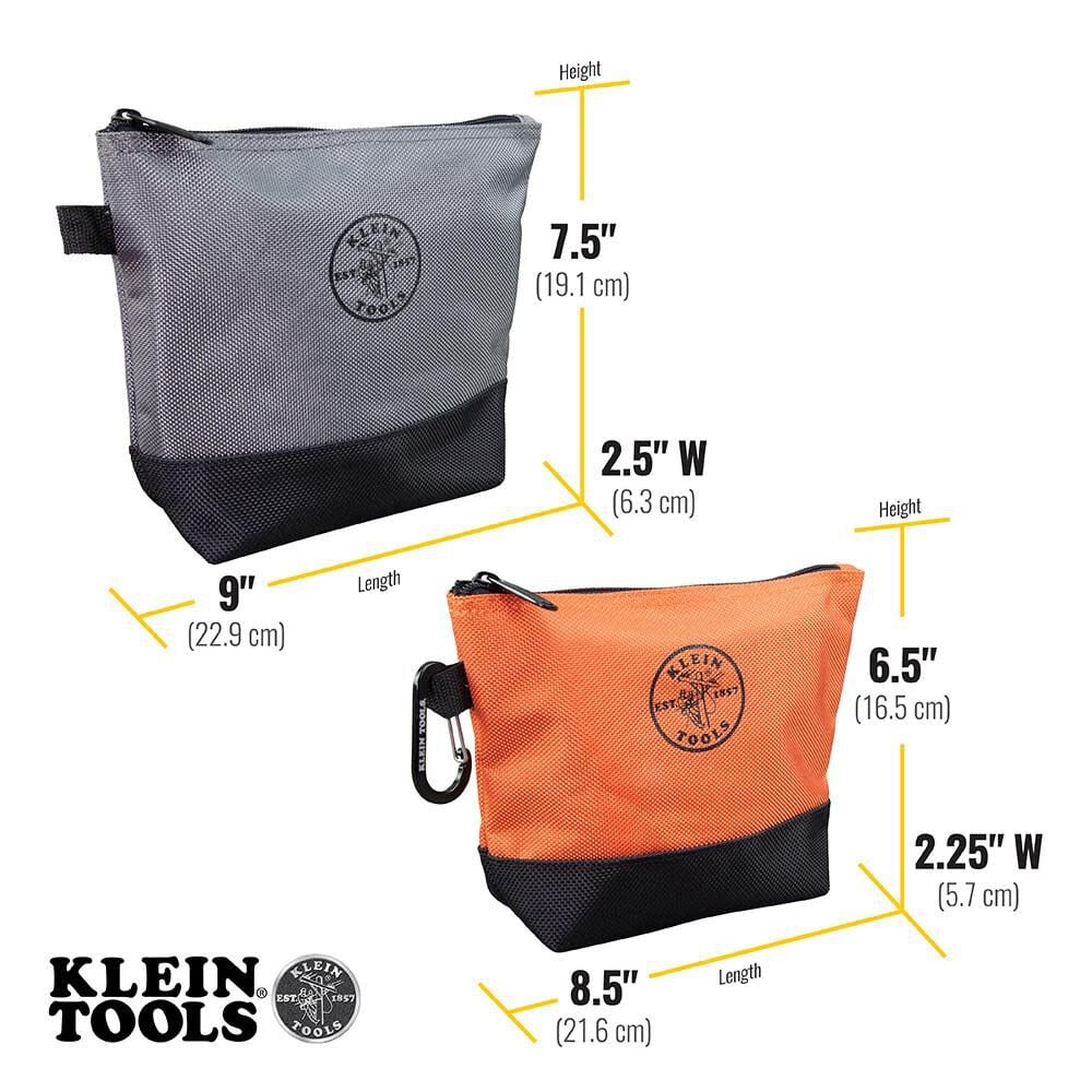 Klein Tools Stand Up Zipper Bags 2 Pk, large image number 4