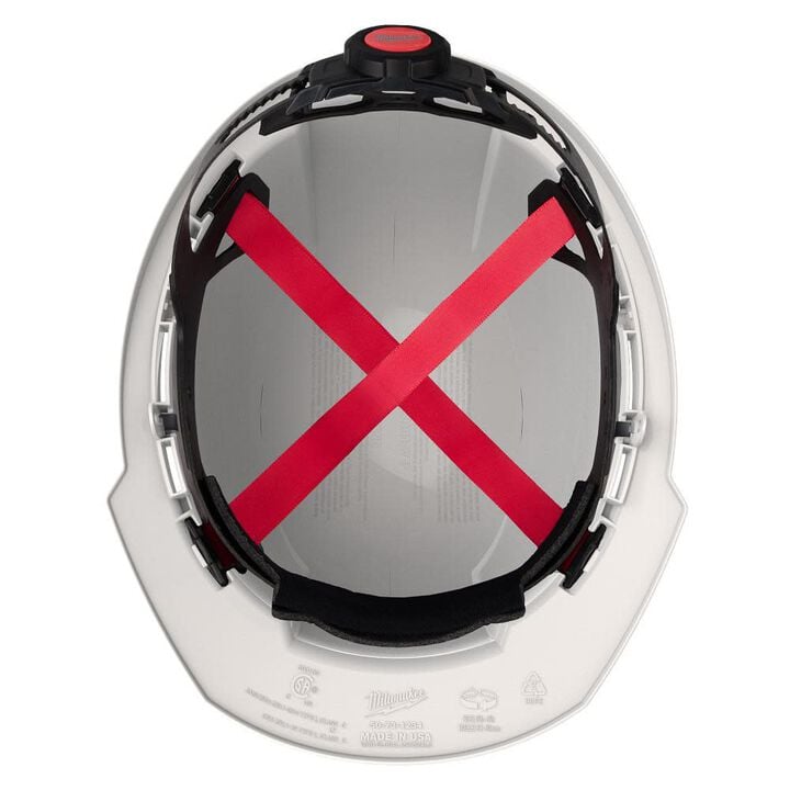 Milwaukee Gray Front Brim Vented Hard Hat with 4pt Ratcheting Suspension Type 1 Class C & BOLT Cooling Fan Bundle, large image number 7