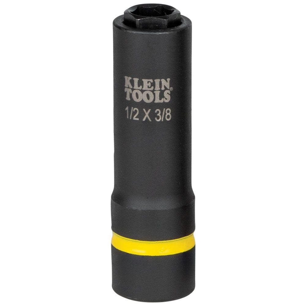 Klein Tools 2-in-1 Socket 1/2in X 3/8in 6 Pt - 66061