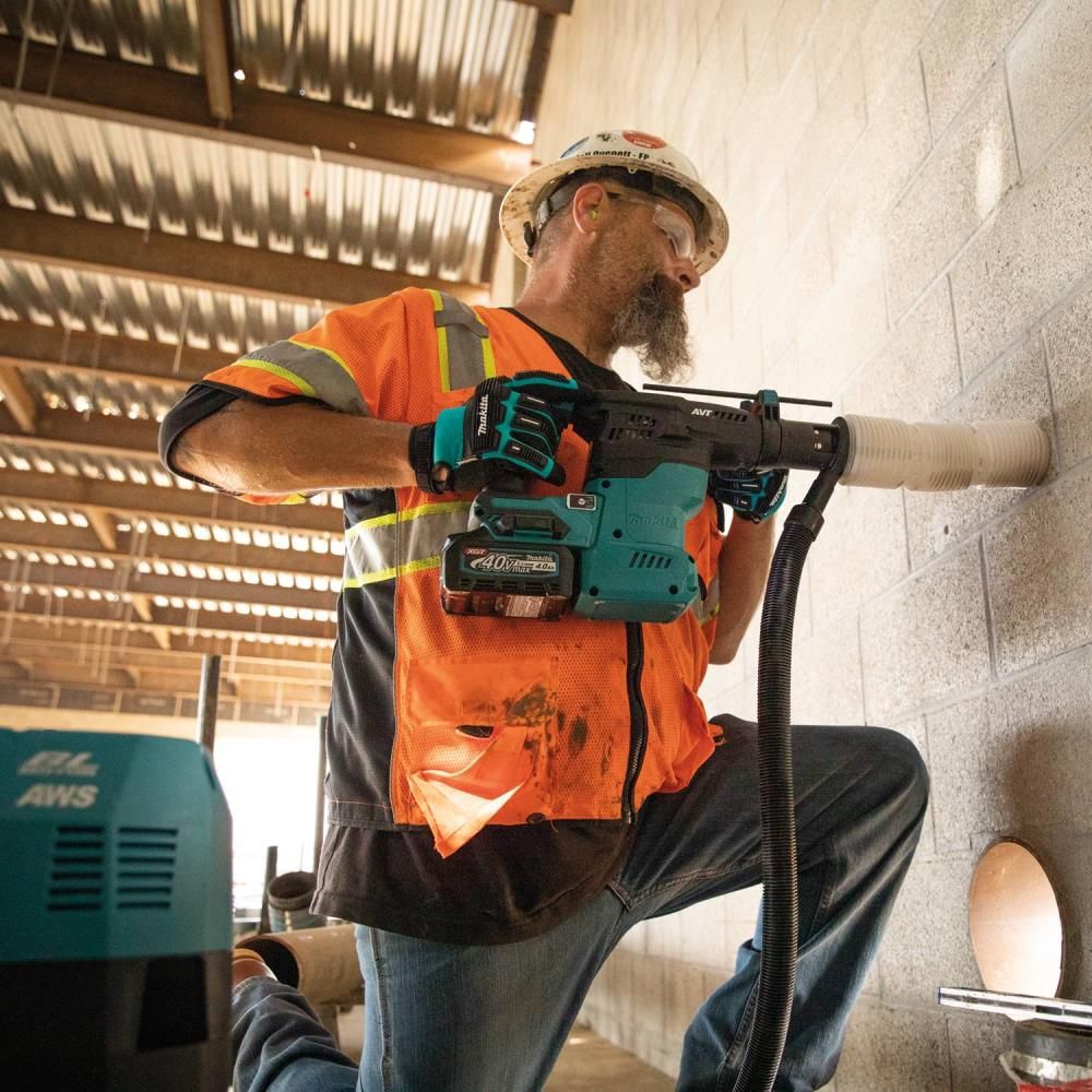 Makita 40V max XGT 1 3/16in AVT Rotary Hammer Kit SDS-PLUS Interchangeable Chuck, large image number 3