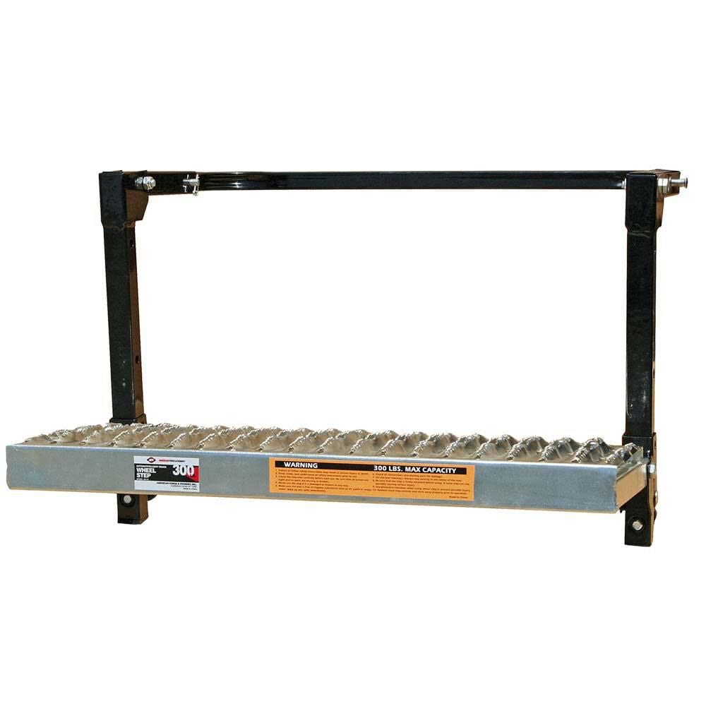 American Forge Adjustable Non-Slip Automotive/Light Truck Wheel Step 300 Lb. Capacity – 3911A