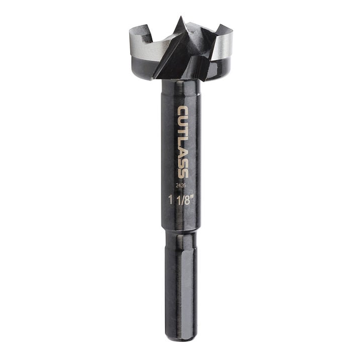 Commander Tool Cutlass 1-1/8 Inch Forged Steel Forstner Bit