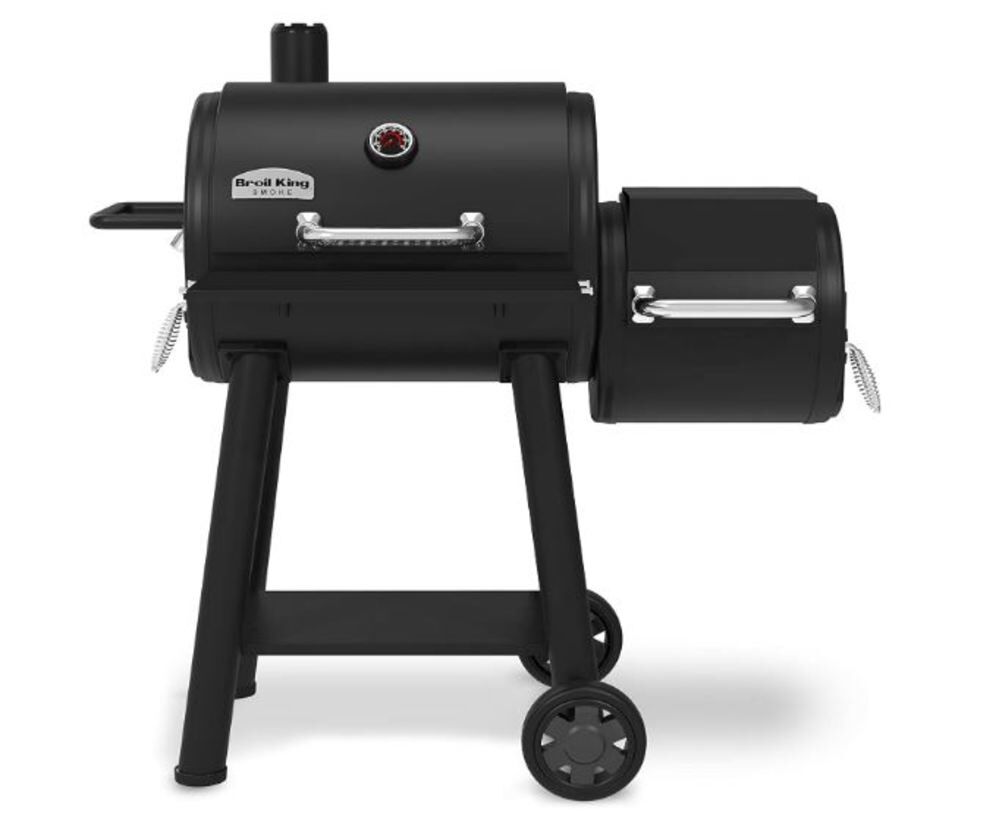 Broil King Smoke Offset 500 Charcoal Horizontal Smoker – 955050