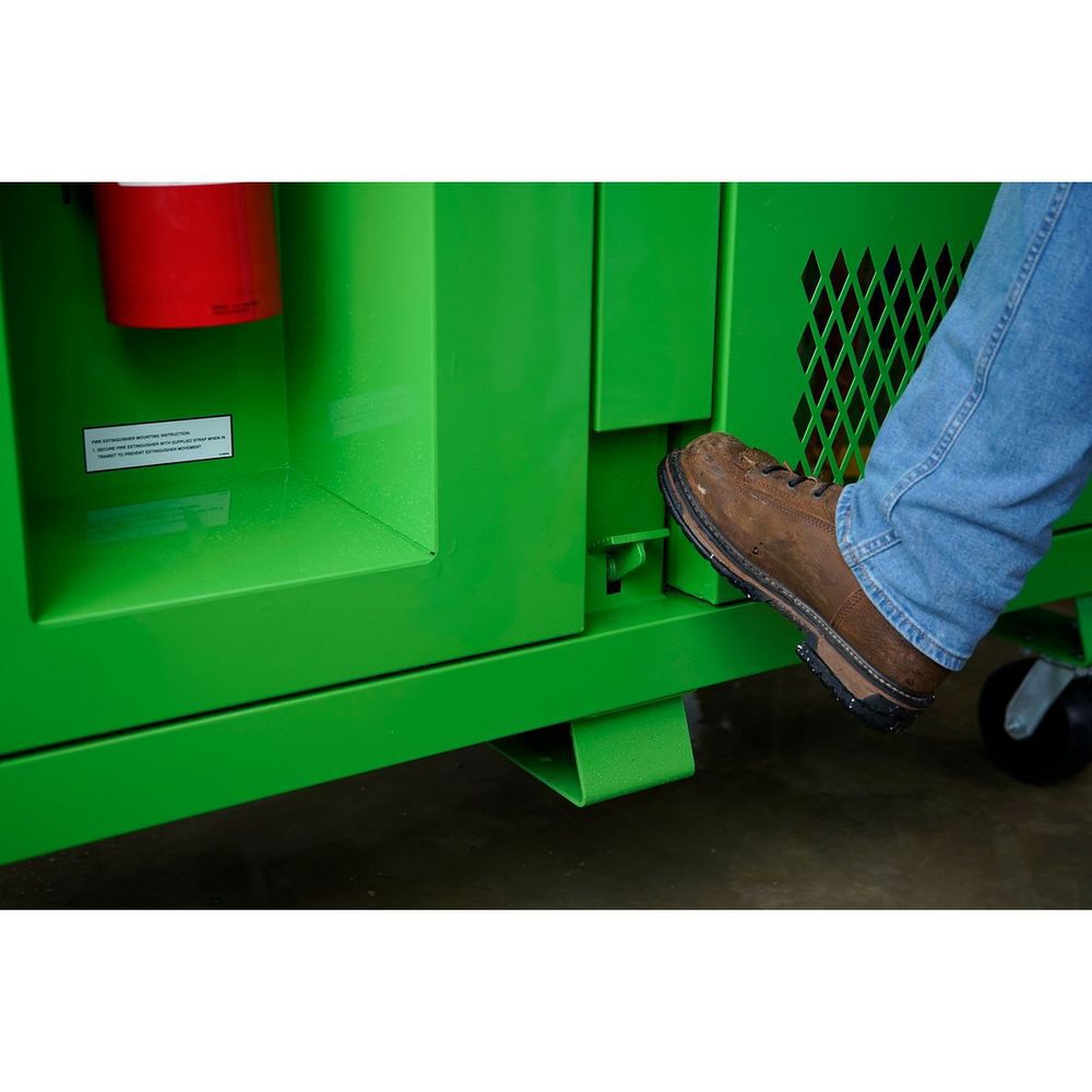 Knaack Model 139-SK-01 Safety Kage 59.4 Cu-Ft. Green Steel Cabinet, large image number 9