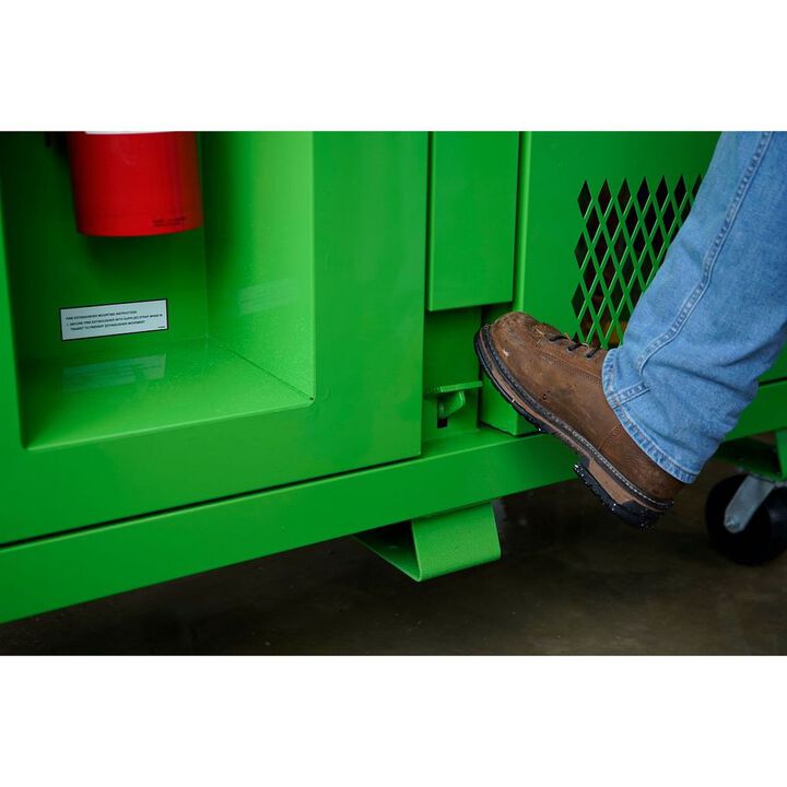 Knaack Model 139-SK-01 Safety Kage 59.4 Cu-Ft. Green Steel Cabinet, large image number 8