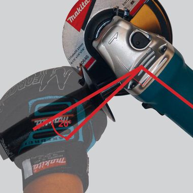 Makita 4in Angle Grinder, large image number 3