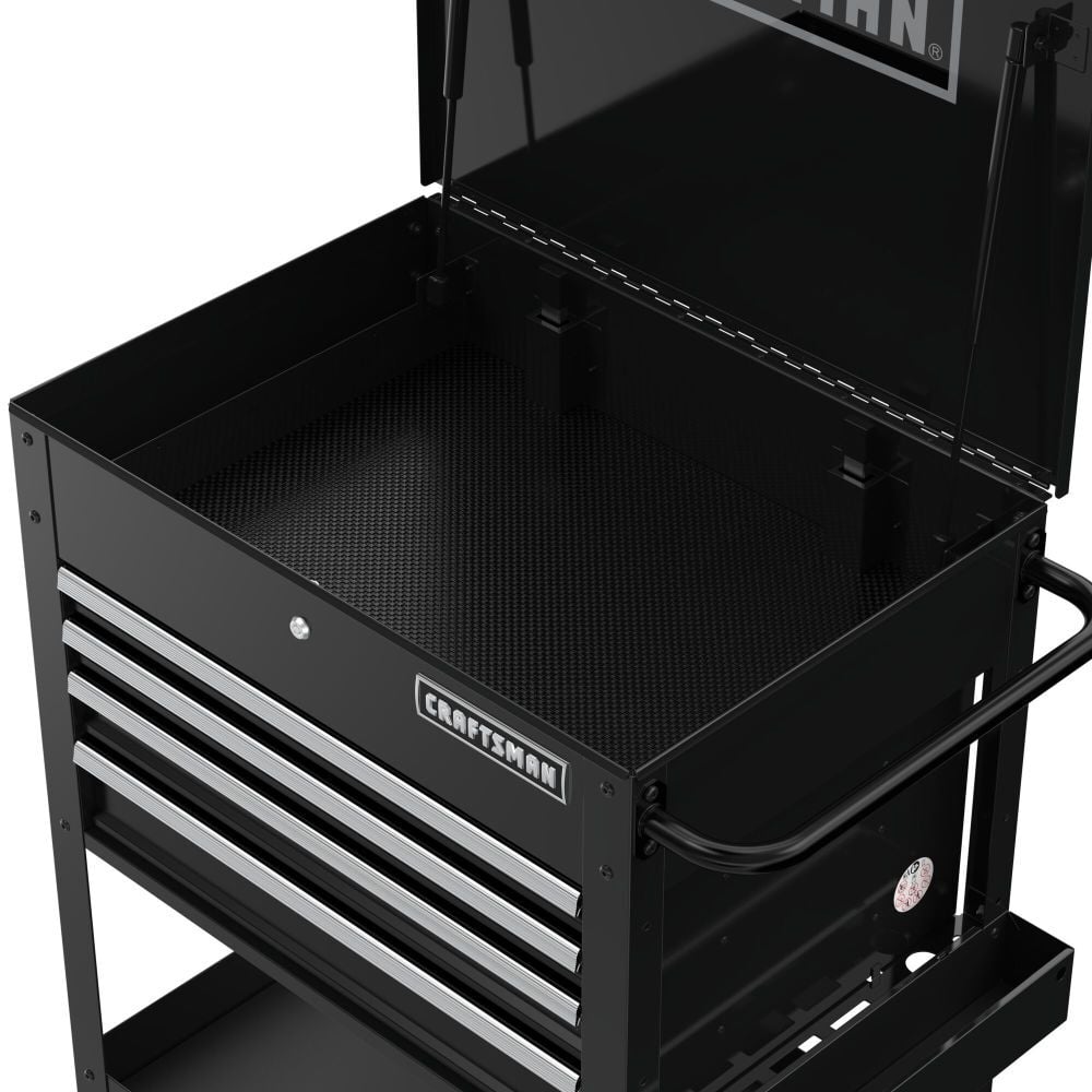 CRAFTSMAN Rolling Tool Cabinet, Black, large image number 4