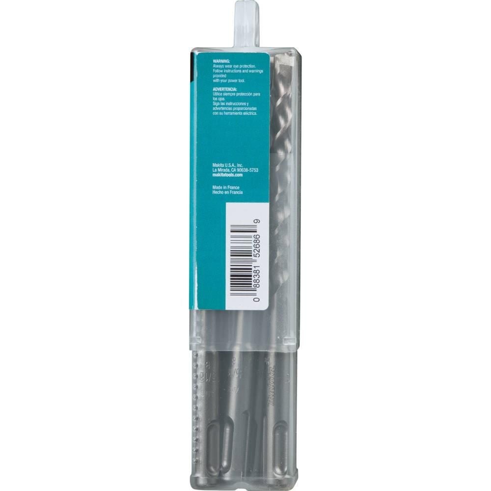 Makita 5/16in x 6in SDS-Plus Bit, 2-Cutter, 10pk, large image number 12