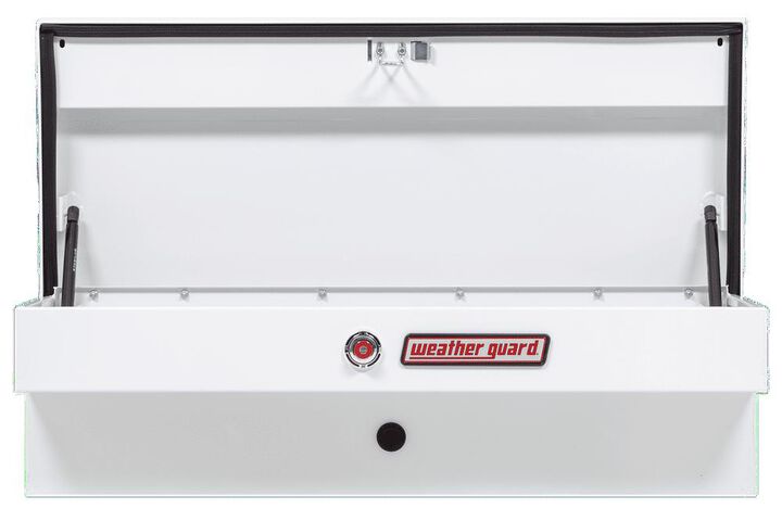 Weather Guard 41in Lo-Side Truck Tool Box Steel White, large image number 2