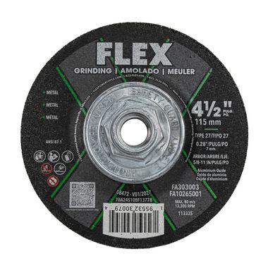 FLEX 4-1/2 Inch Hub Grinding Disc