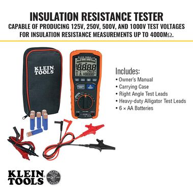 Klein Tools Insulation Resistance Tester, large image number 4