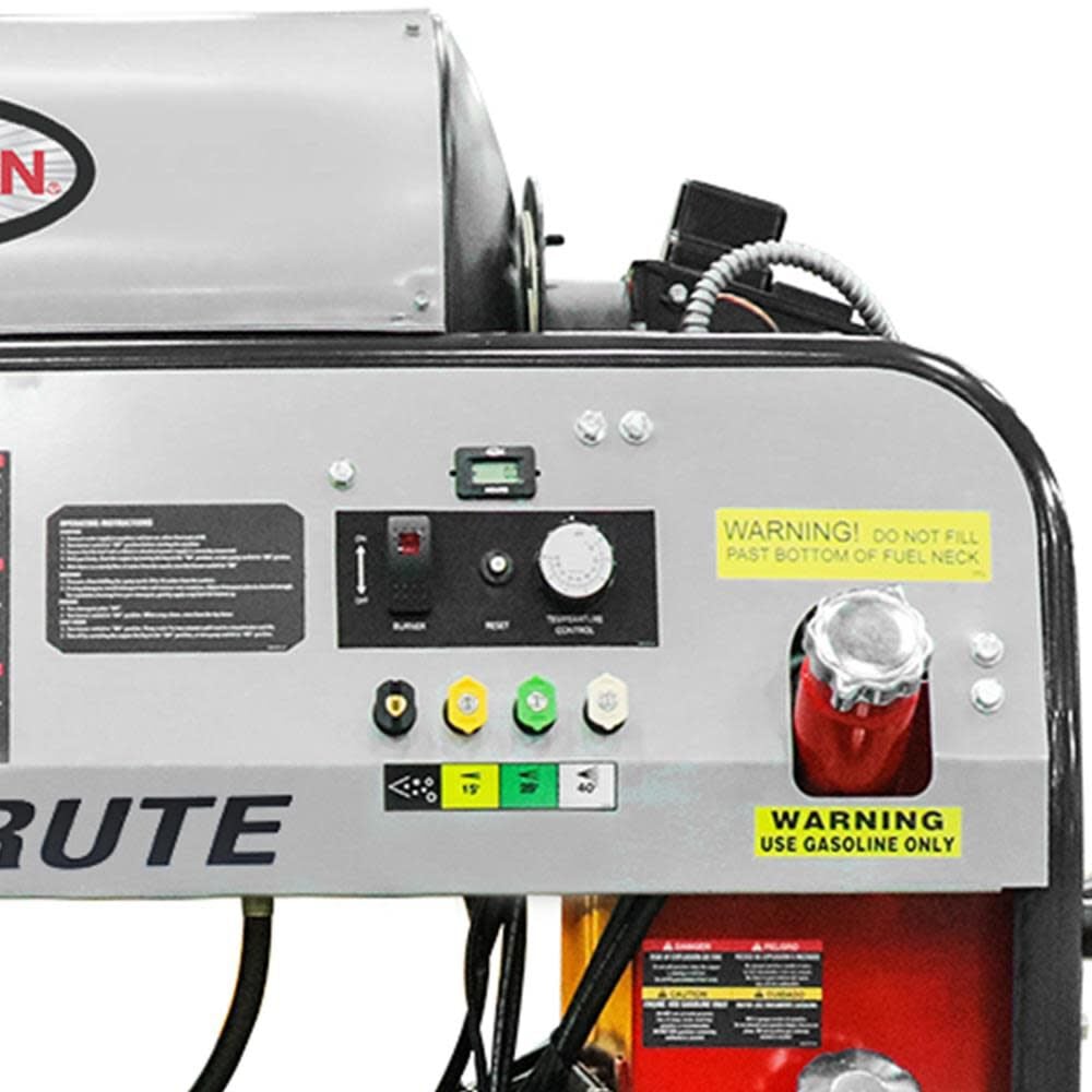 Simpson Big Brute 4000 PSI 4.0 GPM Gas Powered Hot Water Professional Pressure Washer with 4 Spray Tips, large image number 3