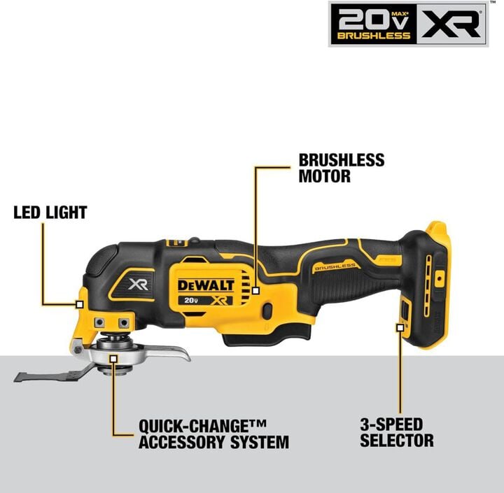 DEWALT 20V MAX Cordless Reciprocating Saw & Multi-Tool Kit Bundle, large image number 14