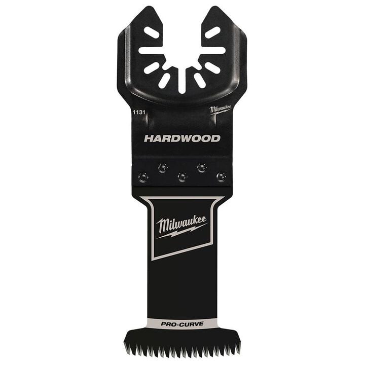 Milwaukee OPEN-LOK 1-3/8 Inch HCS Japanese Tooth PRO-CURVE Hardwood Multi-Tool Blades 25pk