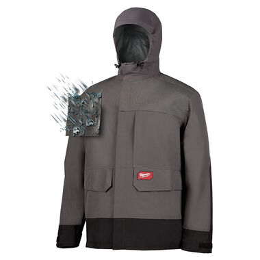 Milwaukee HYDROBREAK RAINSHELL JACKET ONLY 3X, large image number 2