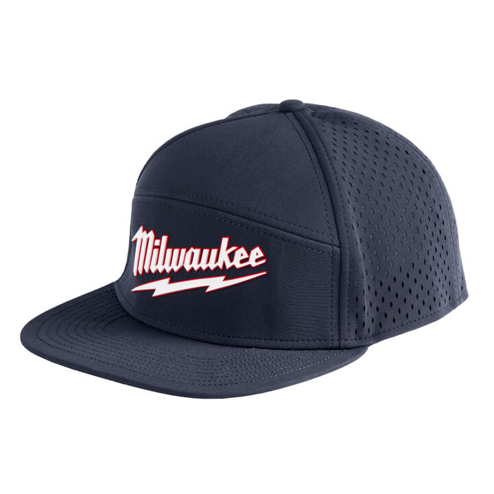 Milwaukee Flat Brim Snapback Blue