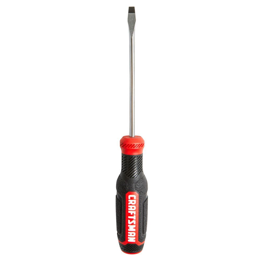 CRAFTSMAN Bi-Material Handle 3/16-in Slottedhead Screwdriver