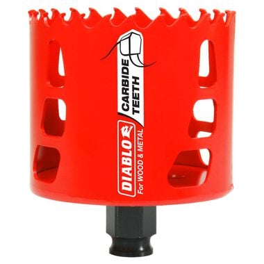 Diablo Tools 3in (76mm) Carbide-Tip Wood & Metal Holesaw