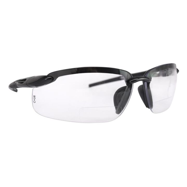 Radians Crossfire ES5 Bifocal Safety Eyewear Pearl Gray Frame Clear Lens 1.5 Diopter, large image number 4
