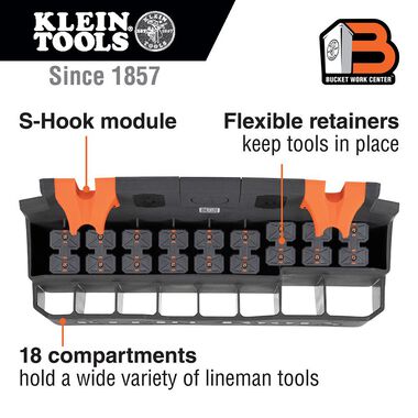 Klein Tools Hard Tool Storage Module S Hook, large image number 1