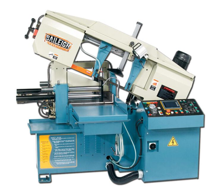 Baileigh BS-20A 13-Inch Automatic Horizontal Bandsaw 220V 3 Phase